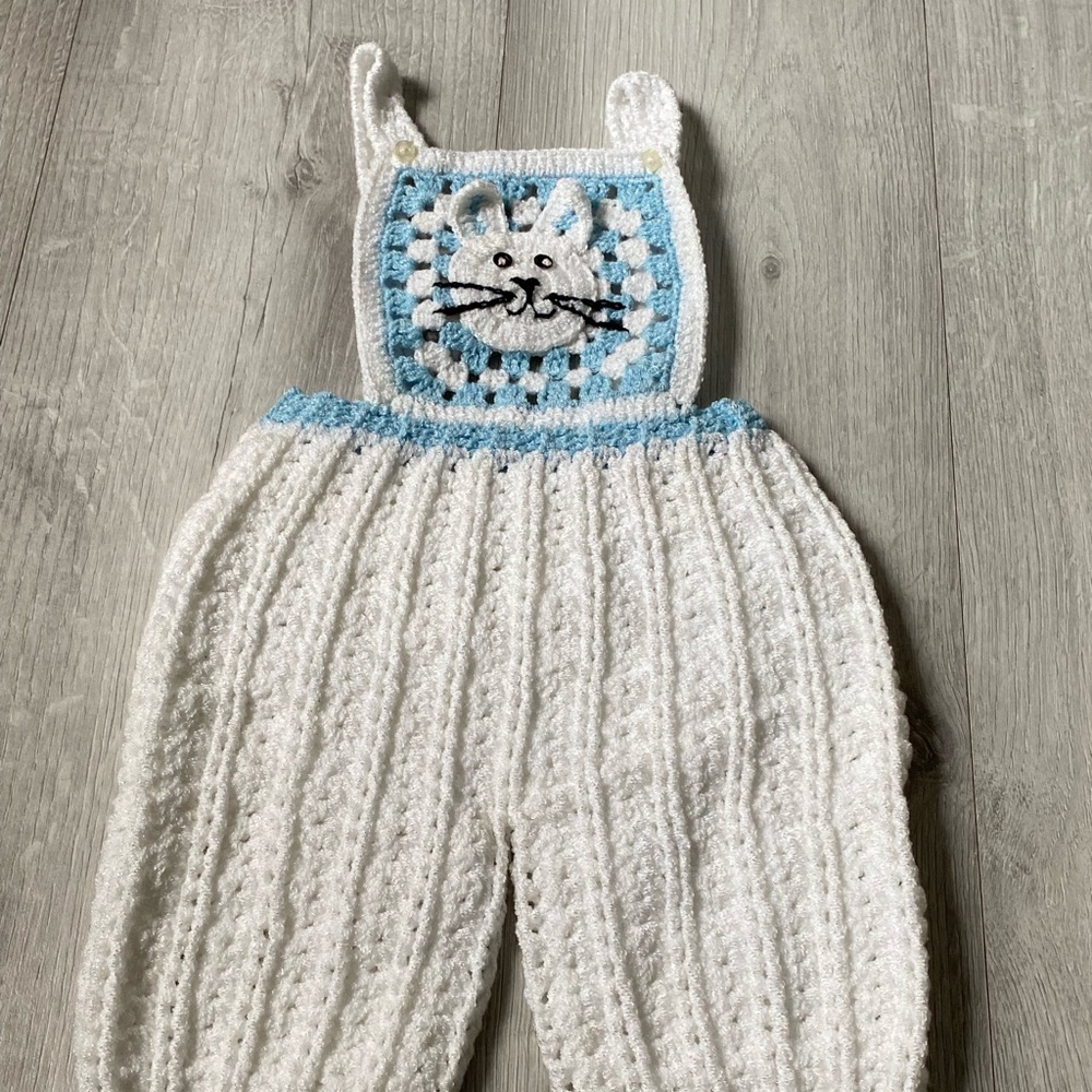 Crochet outfit.  Warm only one piece.